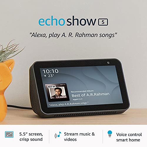 Introducing Echo Show 5 - See and do more with Alexa on 5.5" screen (Black) - CR - Image 8