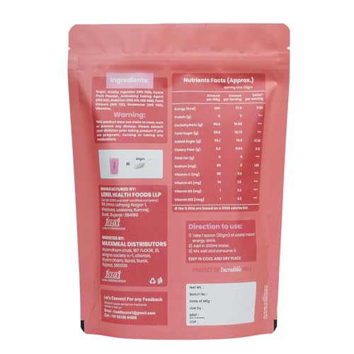 Coddle Guava Instant Energy Drink Powder (900g Refill, Pack of 1) | Tasty Guava Flavoured Energy Drink Mix | With Vitamins C, B3, B6 & B12 for Immunity & Hydration | Instant Energy for Kids & Adults | Great Indian Festival 2025 Diwali Offer - Image 2