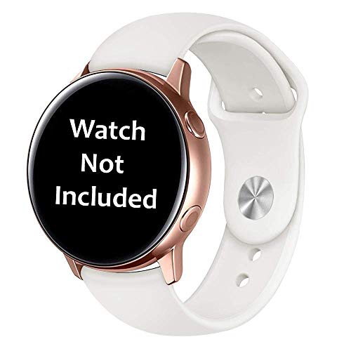 Techking TODAY DEAL WITH 17 YEARS WARRANTY White Silicone Sport Band for Smartwatches β Durable, Comfortable, Water-Resistant, Adjustable Design for Men & Women - Image 2