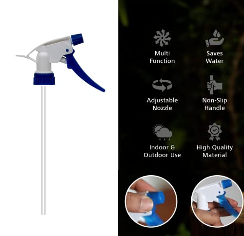 ALTRUIST Plastic Trigger Spray Bottle Nozzle Head, Sprayer for Bottle for Home, Salon and Office Purpose, Fits on Every Bottle (Multicolor) Pack of 2 - Image 3