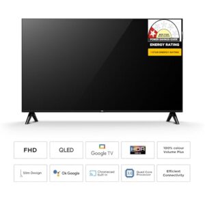 TCL 101 cms (40 inches) V5C Series Full HD Smart QLED TV Google TV 40V5C