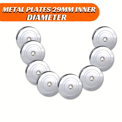 HASHTAG FITNESS Alloy Steel Adjustable Dumbles Set for Home Steel Weights Gym Equipment - 10kg to 100kg (80kg) - Image 3