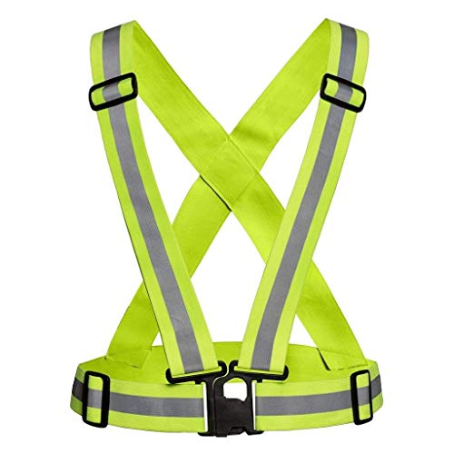 Gadget Deals High Visibility Protective - Night Cycling Reflector | cycle reflector belt | cycle reflectors for bicycle | night reflector jacket | cycle night jacket | Adjustable Vest Safety Jacket - Image 4