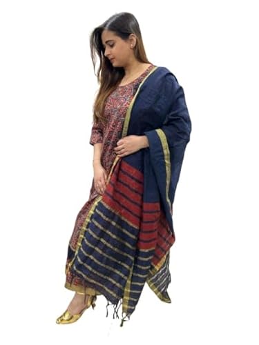 Elegant Stylish Designer Dress with Dupatta and Leggings Set, Modern Traditional Outfit for Women, Perfect for Parties and Festivals (IN, Alpha, M, Regular, multicolor) - Image 4