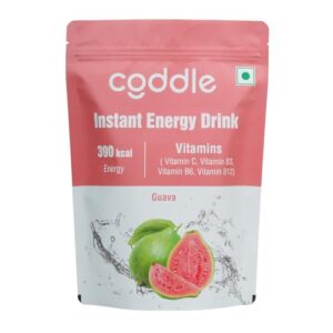 Coddle Guava Instant Energy Drink Powder (900g Refill, Pack of 1) | Tasty Guava Flavoured Energy Drink Mix | With Vitamins C, B3, B6 & B12 for Immunity & Hydration | Instant Energy for Kids & Adults | Great Indian Festival 2025 Diwali Offer