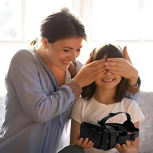 Drumstone (๐๐ ๐๐๐๐ซ๐ฌ ๐๐๐ซ๐ซ๐๐ง๐ญ๐ฒ) Virtual Reality VR Headset with 3D Glasses & VR Controller โ Immersive Gaming, Movies & TV Experience | Adjustable Lens, Universal Compatibility - Image 7