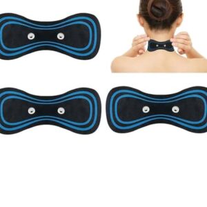Portable Rechargeable Full Body Massager for Pain Relief, butterfly mini massager, ems massager, neck massager for cervical pain, mini massager, For Shoulder,Arms,Legs(3 PCS MASSAGER PAD)
