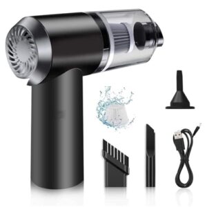 SHAYONAM Car Vacuum Cleaner 3 in 1 with 3 Attachments & Blower | Cordless Handheld Vacuum Cleaner for Wet & Dry Cleaning for Home/Office/Car/Keyboard/Travel/Sofa/Office()