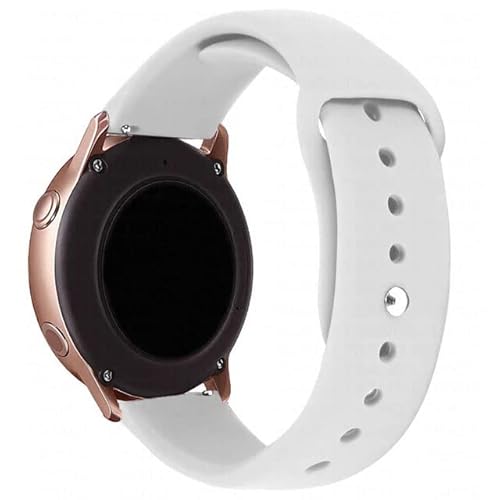 Techking TODAY DEAL WITH 17 YEARS WARRANTY White Silicone Sport Band for Smartwatches β Durable, Comfortable, Water-Resistant, Adjustable Design for Men & Women - Image 7