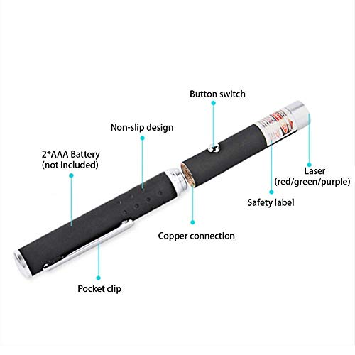 Purabelle Green Laser Presentation Pen with Extra Disco Light Effect Combo Green Laser 5Mw Pointer Pen - Image 9