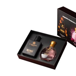 Carlton London Sandalwood Unisex-Adults Exquisite Fragrance Duo | Perfume Pack For Couple Gift Set | Long-Lasting Perfumes | Incense (50Ml) & Blush (30Ml) Edp | perfume gift set for diwali