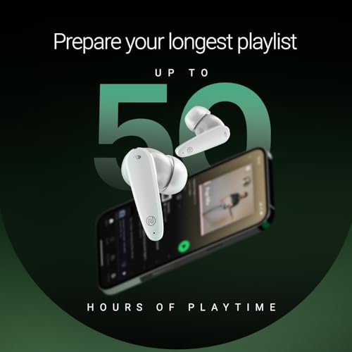 Noise Buds VS404 in Ear Truly Wireless Earbuds with 50H of Playtime,3 EQ Modes, Quad Mic with ENC, Instacharge(10 Min=200 Min),10mm Driver, BT v5.3 (Snow White) - Image 3