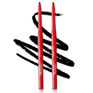 FACES CANADA Magneteyes Kajal - Black, 0.35g (Pack of 2) | 24 Hr Long Stay | One Stroke Smooth Glide | Waterproof, Smudgeproof & Fadeproof | Deep Matte Finish | Enriched With Almond Oil & Vitamin E