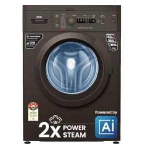 IFB 7 Kg 5 Star with 2X Power Steam, AI Powered, Fully Automatic Front Load Washing Machine (DIVA AQUA MXS 7010, In-built Heater, Mocha)