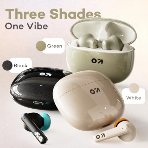 GOBOULT W60 True Wireless in Ear Earbuds 60H Playtime, ZEN Quad Mic ENC, 50ms Xtreme Low Latency, Made in India, Type-C Fast Charging, 13mm Driver, IPX5 Combat Gaming mode,TWS Ear Buds Wireless(Green) - Image 10