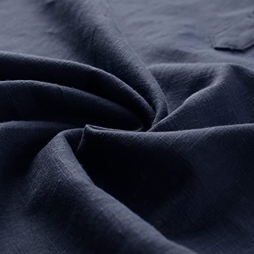 EDINWOLF Men's Cotton Kurta (Navy) - S - Image 8