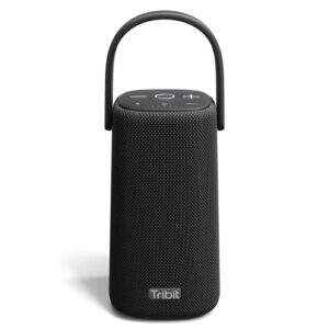 Tribit StormBox Pro Bluetooth Speaker 40W 5.3 Channel Wireless Portable Speaker High Fidelity 360° Sound Built-in XBass, 24H IP67 Waterproof Bluetooth Tower Subwoofer