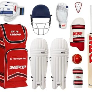 XM MRP Vk-18 Legend Pro Academy Complete Cricket Kit (5 NO (Ideal for 10-12 Years))