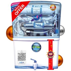 All India Group® Aqua Original RO Domestic Water Purifier (RO+ LED UV+ ORC COPPER+ HIGH TDS MEMBRANE+ TDS CONTROL) Fully Automatic, Best For Home/Office Purpose | 9 Stages | 18 LPH | 12 Liter Storage