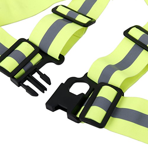 Gadget Deals High Visibility Protective - Night Cycling Reflector | cycle reflector belt | cycle reflectors for bicycle | night reflector jacket | cycle night jacket | Adjustable Vest Safety Jacket - Image 5