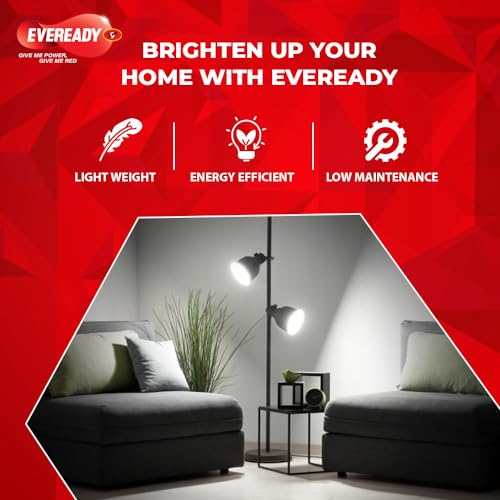 Eveready 5 Watts Led_Bulb_5 Light|Long Life & Low Maintenance|Mercury-Free|High Efficiency & Glare-Free Light|100 Lumens Per Watts|Cool Day Light (6500K), B22 - Image 6