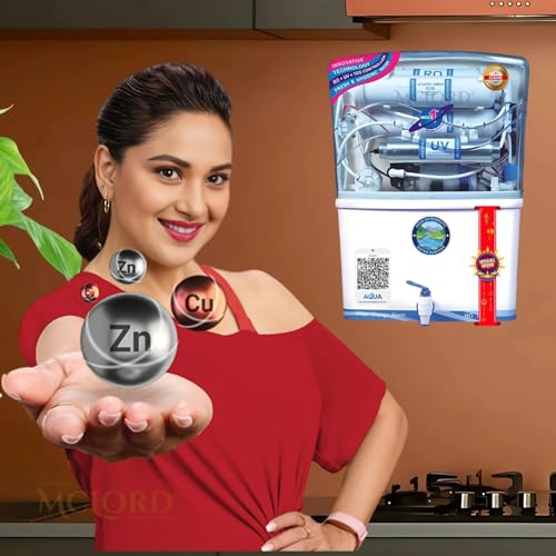 All India Group® Aqua Original RO Domestic Water Purifier (RO+ LED UV+ ORC COPPER+ HIGH TDS MEMBRANE+ TDS CONTROL) Fully Automatic, Best For Home/Office Purpose | 9 Stages | 18 LPH | 12 Liter Storage - Image 2