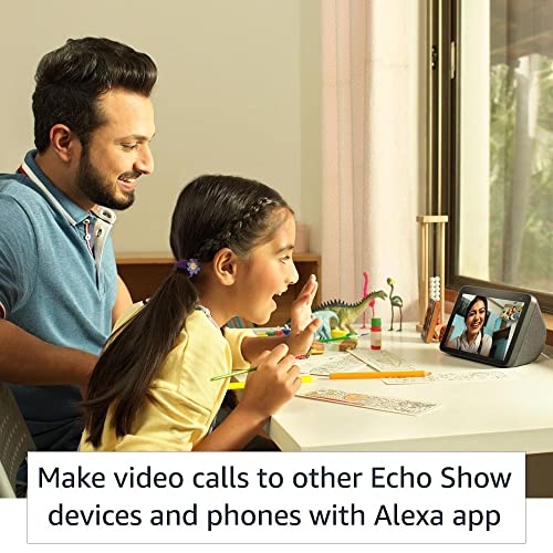 Amazon Echo Show 8 (2nd Gen) - Smart speaker with 8" HD screen, stereo sound & hands-free entertainment with Alexa (Black) - Image 2