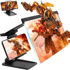 Drumstone (𝟏𝟓 𝗬𝗲𝗮𝗿𝘀 𝐖𝐚𝐫𝐫𝐚𝐧𝐭𝐲) HD 12-Inch Mobile Screen Magnifier with Eye Protection, Adjustable Stand 𝐆𝐢𝐟𝐭 𝐟𝐨𝐫 𝐃𝐢𝐰𝐚𝐥𝐢, 𝐘𝐞𝐚𝐫-𝐄𝐧𝐝 & 𝐀𝐥𝐥 𝐎𝐜𝐜𝐚𝐬𝐢𝐨𝐧𝐬