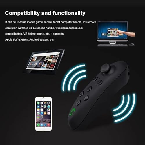 Drumstone (๐๐ ๐๐๐๐ซ๐ฌ ๐๐๐ซ๐ซ๐๐ง๐ญ๐ฒ) Virtual Reality VR Headset with 3D Glasses & VR Controller โ Immersive Gaming, Movies & TV Experience | Adjustable Lens, Universal Compatibility - Image 4