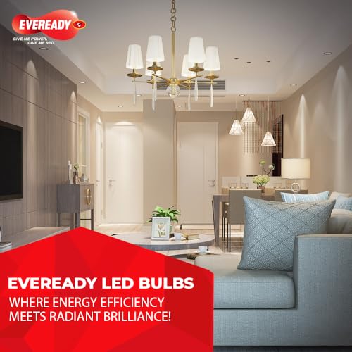 Eveready 5 Watts Led_Bulb_5 Light|Long Life & Low Maintenance|Mercury-Free|High Efficiency & Glare-Free Light|100 Lumens Per Watts|Cool Day Light (6500K), B22 - Image 7