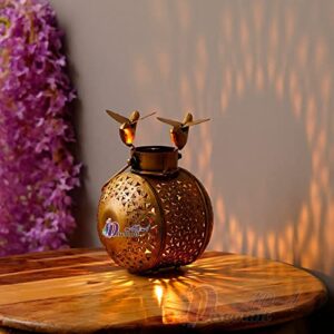 Discount ARA™ Tealight Candle Holder Antique Gold Finish Decorative Items,Home Decor Items - Diwali Decoration Items for Home - Diwali Lighting for Home Decoration