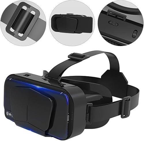 Drumstone (๐๐ ๐๐๐๐ซ๐ฌ ๐๐๐ซ๐ซ๐๐ง๐ญ๐ฒ) Virtual Reality VR Headset with 3D Glasses & VR Controller โ Immersive Gaming, Movies & TV Experience | Adjustable Lens, Universal Compatibility - Image 5