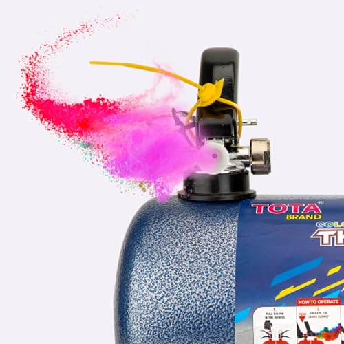 TOTA Thunder Triple Colour Cloud Holi Gadget – 3 Colours at a Time | Natural and Herbal Gulal Spray Cylinder for Holi Celebration, Weddings, Photoshoots, Theme Parties – 11Kg - Image 7
