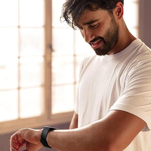 YODI Soft Silicone Classic Strap Band For Fitbit Versa/ Versa 2/ Versa Lite Small & Large Size, Replcement Watch Straps Compatible With Fit-bit Special Edition/ Lite Edition/ Versa SE For Men Women (Starlight, Large) - Image 9