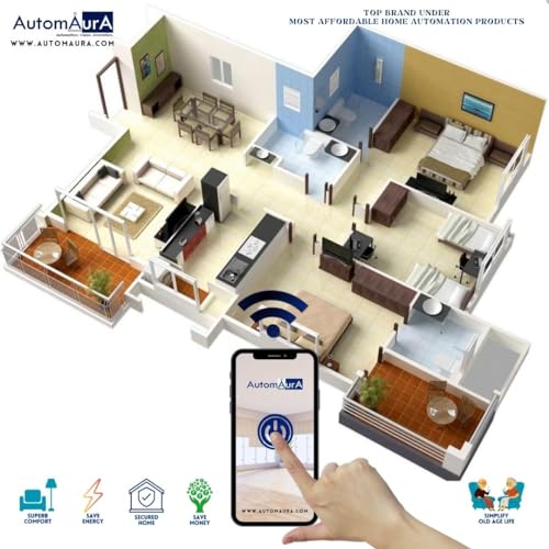 Automaura Home Automation Kit (3 BHK (Silver Pack)) - Image 2