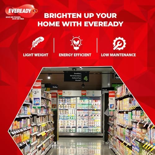 Eveready 40W LED Hammer Bulb | High CRI & High Efficiency | Energy Efficient | Mercury-Free | 4KV Surge Protection | 100 Lumens Per Watt | Cool Day Light (6500K) (pack of 10) - Image 6