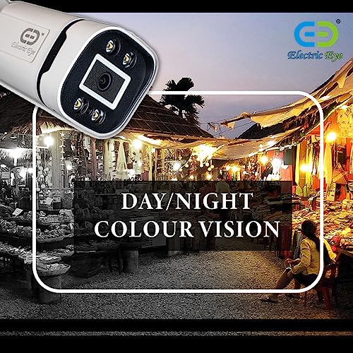 Electric Eye 5 MP HD Bullet Camera Starlight Full Day & Night Color Vision | 3.6MM Lens | Night Color Recording | with Audio| Outdoor Camera | Waterproof Camera | HD Bullet Camera - Image 3