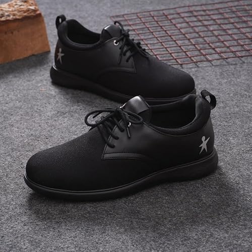 HEALTH FIT Orthopedic & Diabetic Sports Shoes Breathable Soft Sole Ultra-Lightweight Shoes Without Laces for Men's 1727 BK 7 UK Black - Image 4