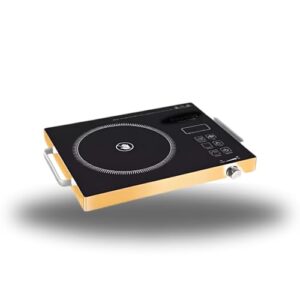 DRUMSTONE (𝔻𝕀𝕎𝔸𝕃𝕀 𝕆𝔽𝔽𝔼ℝ) Radiant Cooktop with Touch Panel – 4-Burner Electric Stove, Ceramic Surface, and Easy Clean Design – Perfect for Modern Kitchens