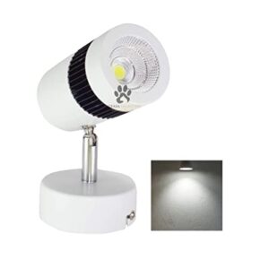 Mufasa 9 Watts White Body LED Spot Focus Wall Light- (White, Aluminium)