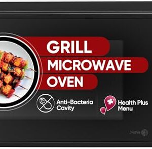 LG 20 L Grill Microwave Built-In Oven (MH2044DB, Black, Quartz Heater, I-Wave Technology, Indian Cuisine, Auto Cook Menu, Steam Clean, Anti-Bacterial Cavity & Health plus Menu)