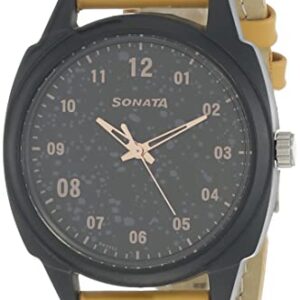 Sonata Volt+ Analog Black Dial Men's Watch NM77086PL01 / NL77086PL01/NP77086PL01W