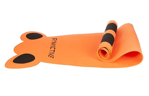 Amazon Brand - Symactive 4 Mm Anti-Skid Lightweight Ldpe Printed Yoga Mat With A Carrying Strap For Kids For Workout, Yoga And Fitness (Orange, 2X5 Ft, Panda), Pink - Image 4
