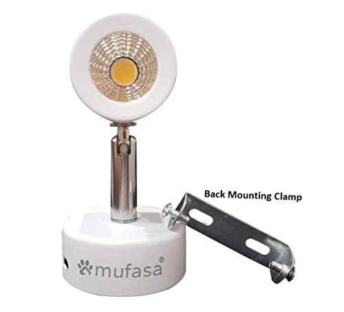 Mufasa 9 Watts White Body LED Spot Focus Wall Light- (White, Aluminium) - Image 4
