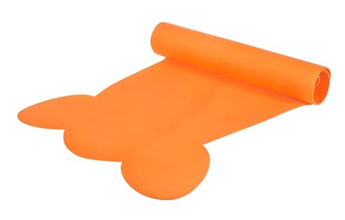 Amazon Brand - Symactive 4 Mm Anti-Skid Lightweight Ldpe Printed Yoga Mat With A Carrying Strap For Kids For Workout, Yoga And Fitness (Orange, 2X5 Ft, Panda), Pink - Image 6