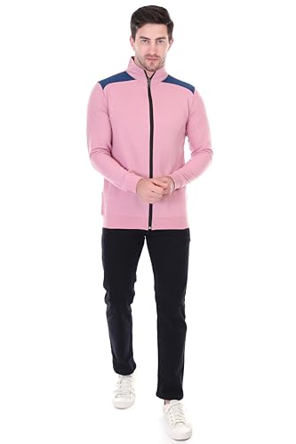Men's Winter Jacket, Grey, Full Zip,MEN WINTER WEAR (IN, Alpha, XL, PINK) - Image 5