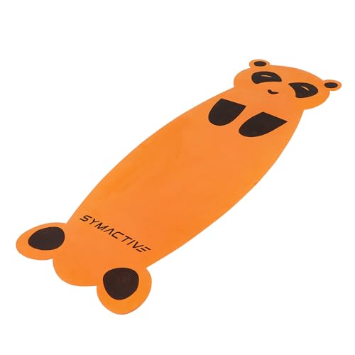 Amazon Brand - Symactive 4 Mm Anti-Skid Lightweight Ldpe Printed Yoga Mat With A Carrying Strap For Kids For Workout, Yoga And Fitness (Orange, 2X5 Ft, Panda), Pink - Image 10