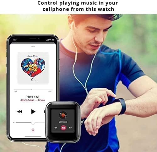 SKY BUYER Smart Watch ID116 Plus 2025 Latest Smartwatch – Waterproof Bluetooth Fitness Band with Multi-Sport Modes – Black - Image 2