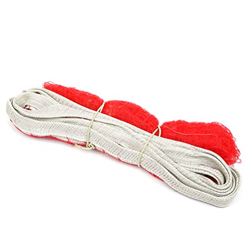 Hipkoo Sports HR 16 Aluminum Badminton Complete Racquets Set | 2 Wide Body Racket, 3 Feather Shuttlecocks and Net | Ideal for Beginner | Lightweight & Sturdy (Orange) - Image 4