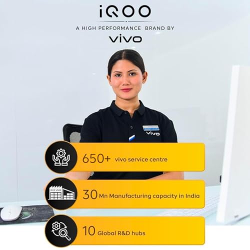 iQOO Neo 10R 5G (Moonknight Titanium, 8GB RAM, 128GB Storage) | Snapdragon 8s Gen 3 Processor | India's Slimmest 6400mAh Battery Smartphone | Segment's Most Stable 90FPS for 5 Hours - Image 4